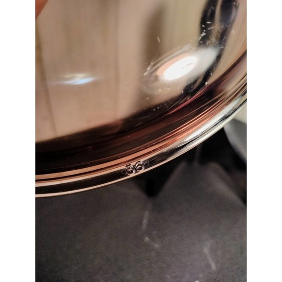 Pyrex #624-C brown glass replacement cover for the #024 2qt round casserole dish - Picture 2 of 6